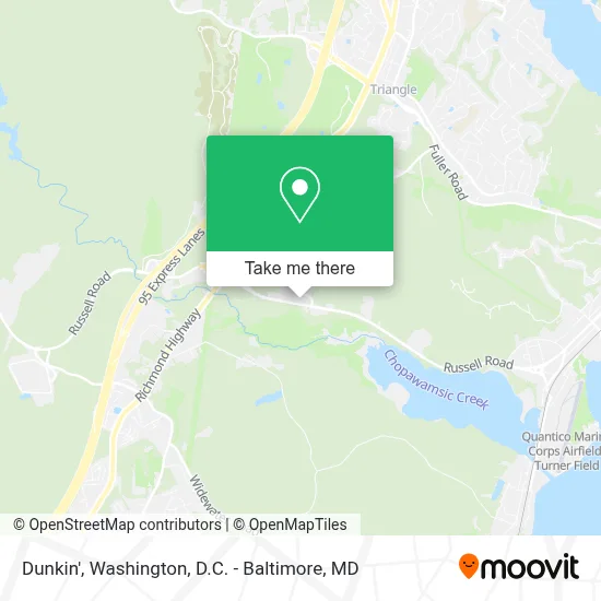 Dunkin' map