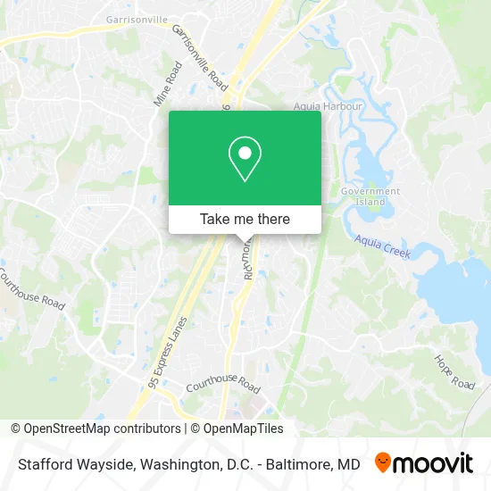 Stafford Wayside map