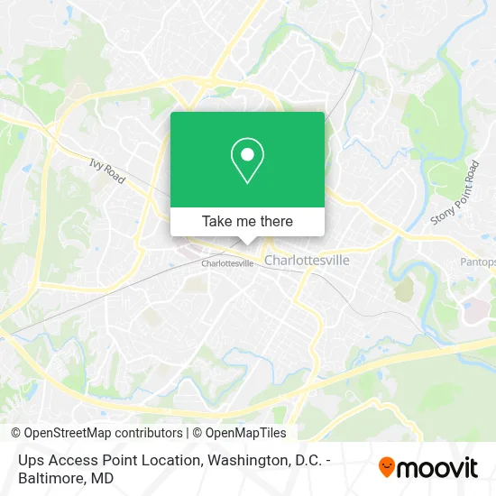 Ups Access Point Location map