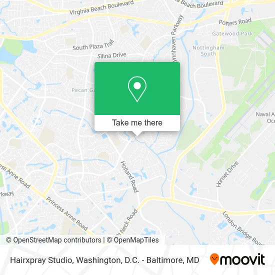 Hairxpray Studio map