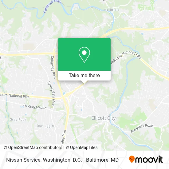 Nissan Service map