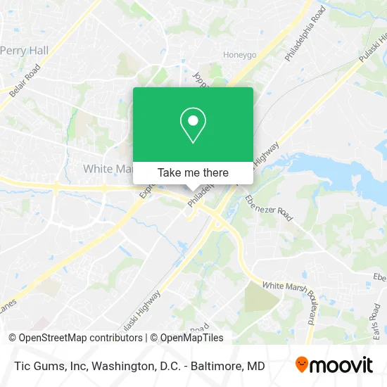 Tic Gums, Inc map