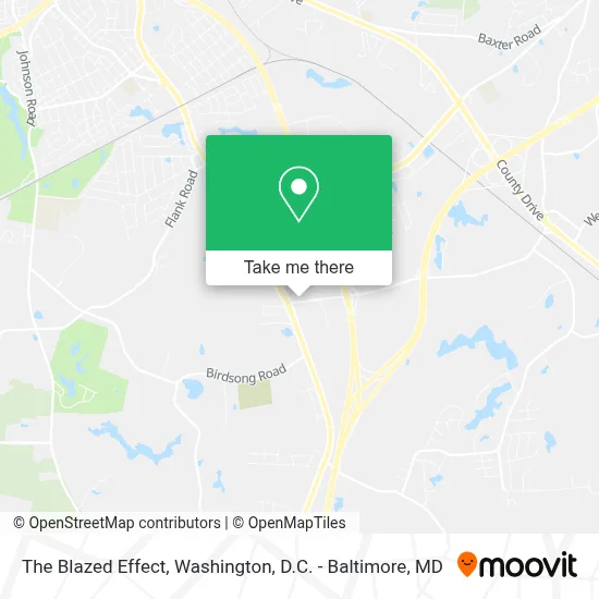 The Blazed Effect map