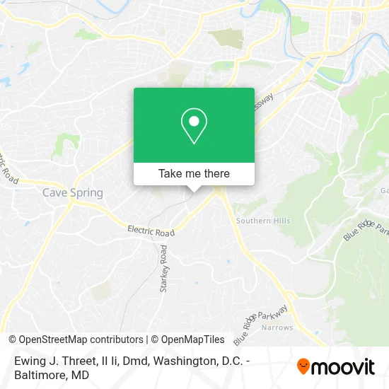 Ewing J. Threet, II Ii, Dmd map
