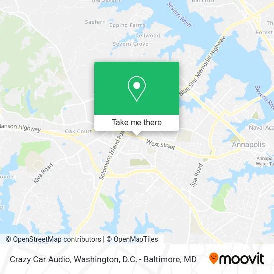 Crazy Car Audio map
