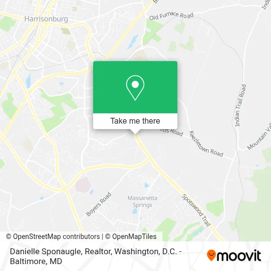 Danielle Sponaugle, Realtor map