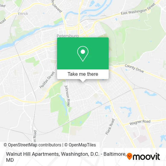 Walnut Hill Apartments map