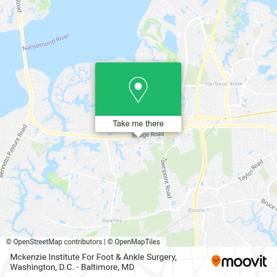Mckenzie Institute For Foot & Ankle Surgery map