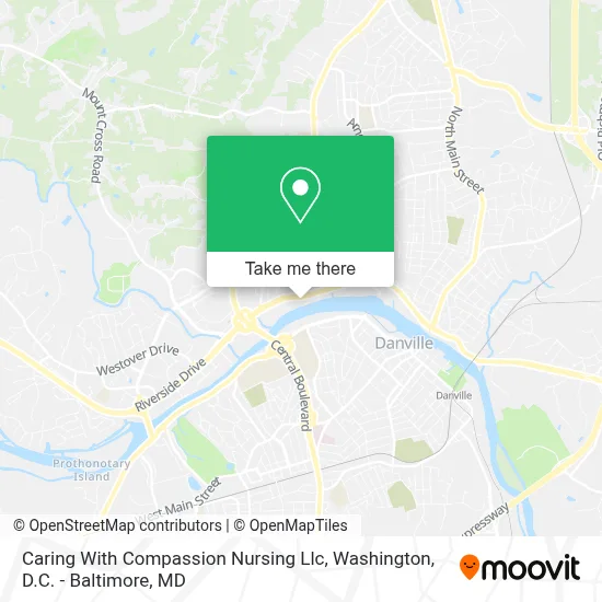 Caring With Compassion Nursing Llc map