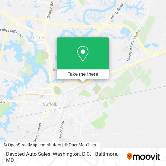 Devoted Auto Sales map