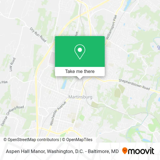 Aspen Hall Manor map