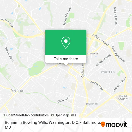 Benjamin Bowling Wills map