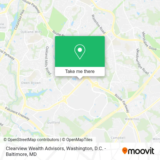 Clearview Wealth Advisors map