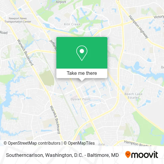 Southerncarlson map