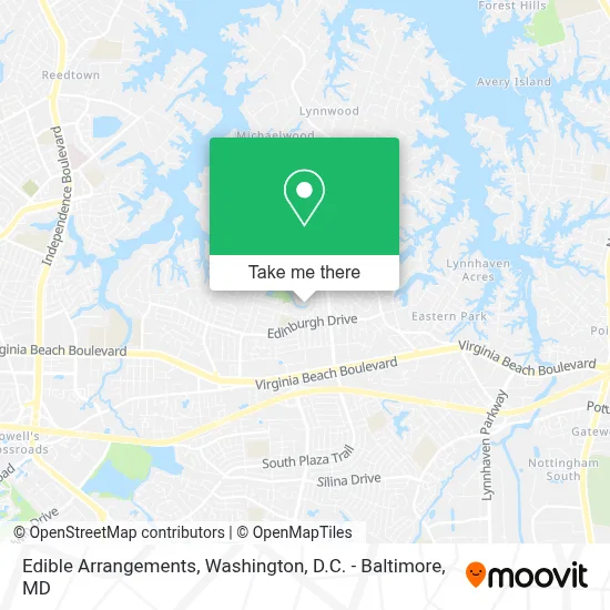 Edible Arrangements map