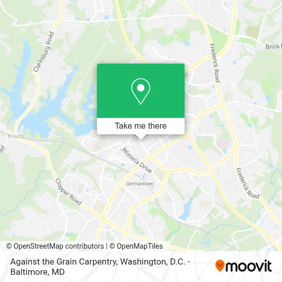 Against the Grain Carpentry map