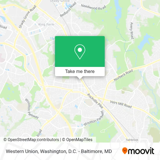 Western Union map