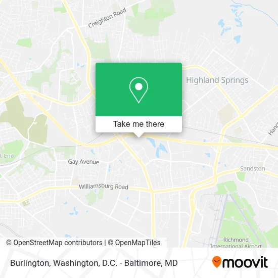Burlington map