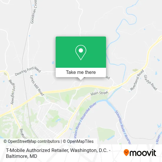 T-Mobile Authorized Retailer map