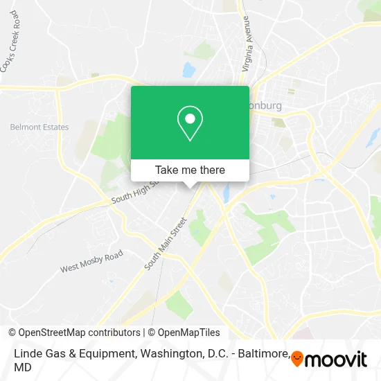 Linde Gas & Equipment map