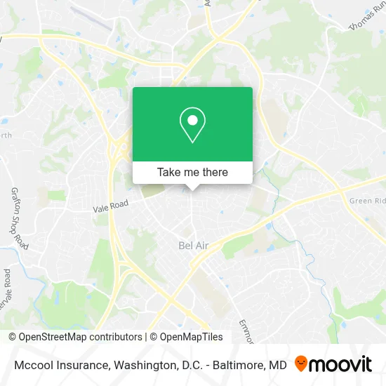 Mccool Insurance map