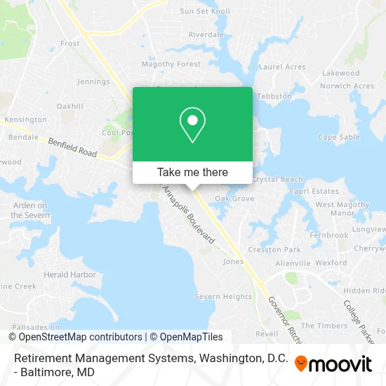 Retirement Management Systems map