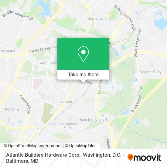 Atlantic Builders Hardware Corp. map