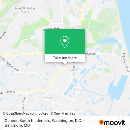 General Booth Kindercare map