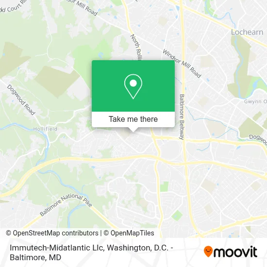 Immutech-Midatlantic Llc map