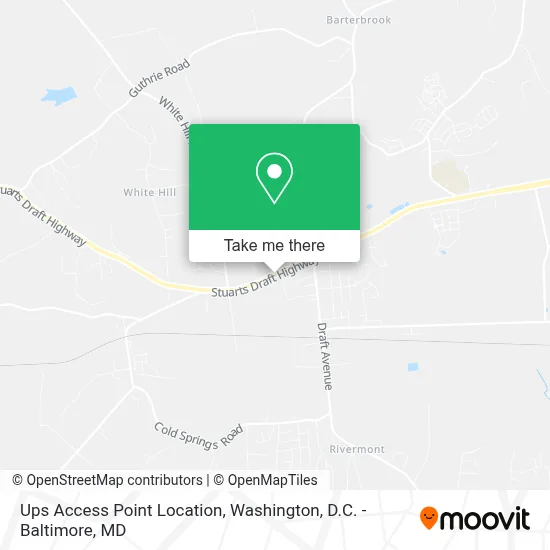 Ups Access Point Location map