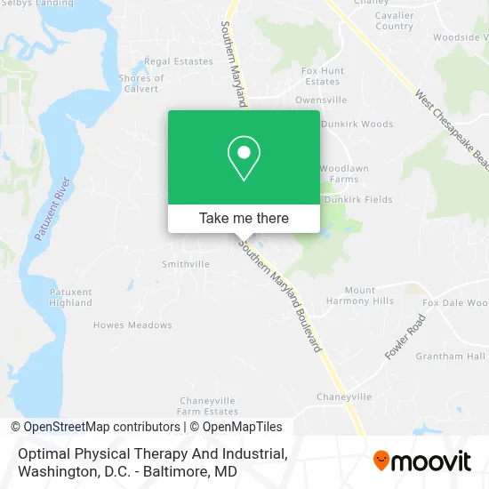 Optimal Physical Therapy And Industrial map