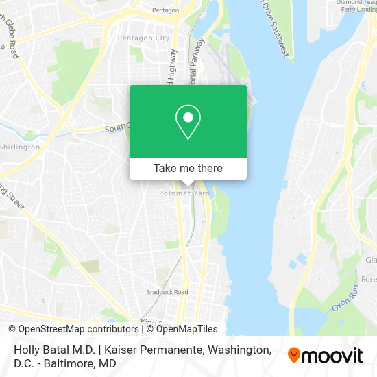 Holly Batal M.D. | Kaiser Permanente map