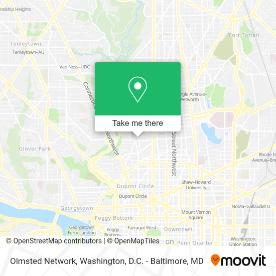 Olmsted Network map