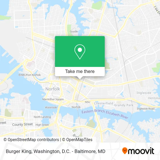 Burger King map