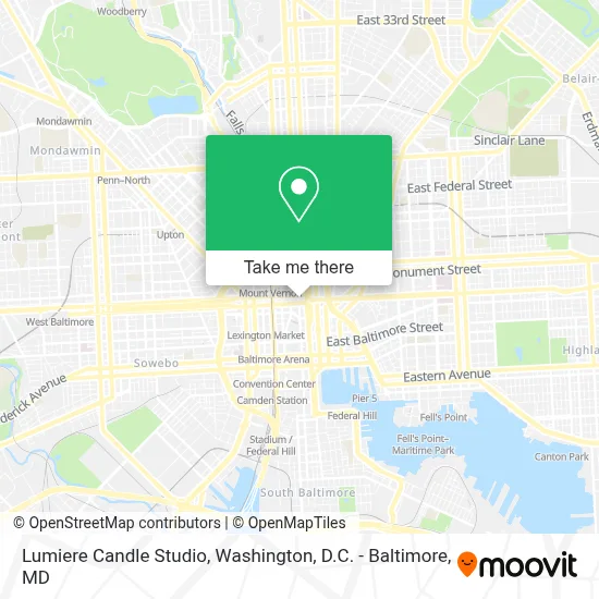 Lumiere Candle Studio map