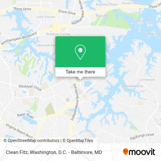 Clean Fitz map