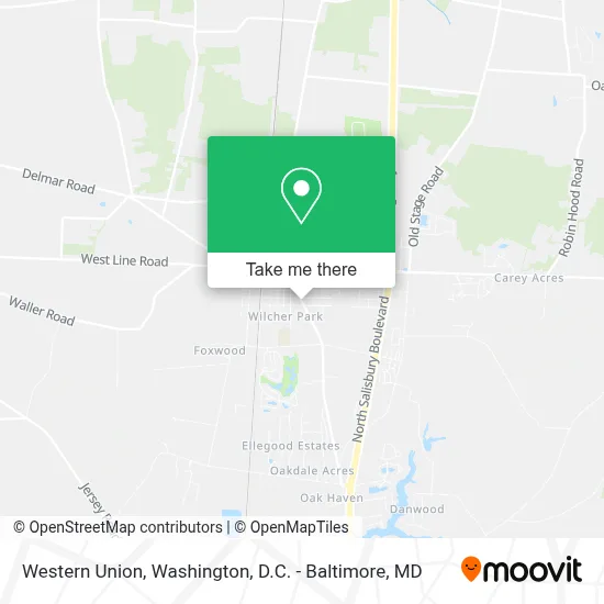 Western Union map