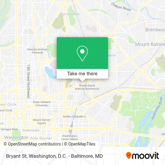 Bryant St map