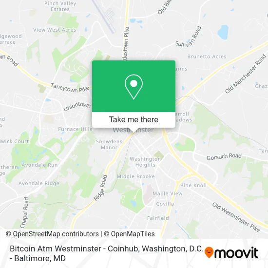 Bitcoin Atm Westminster - Coinhub map