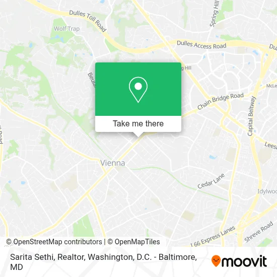 Sarita Sethi, Realtor map