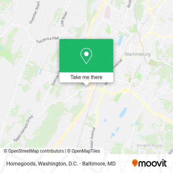 Homegoods map
