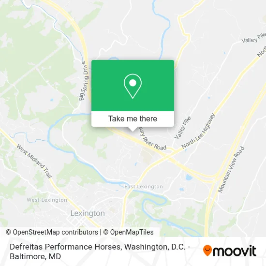 Defreitas Performance Horses map