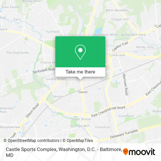 Castle Sports Complex map