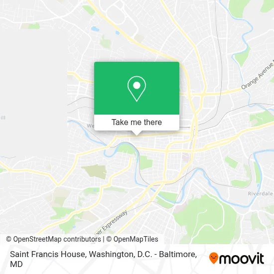 Saint Francis House map