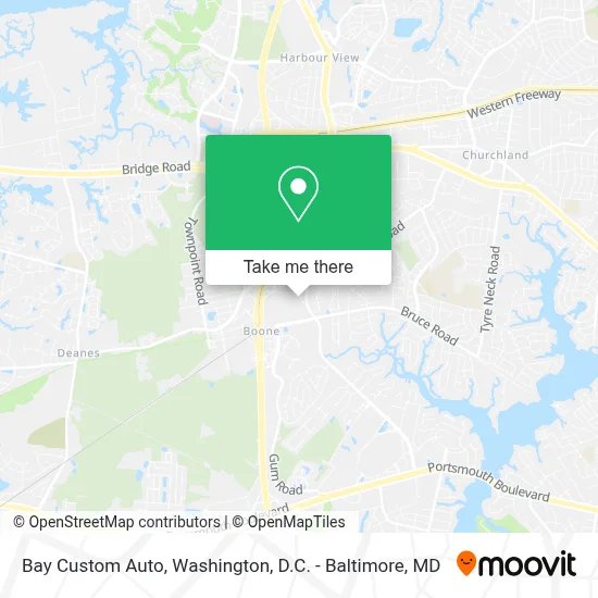 Bay Custom Auto map