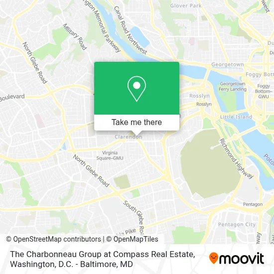 The Charbonneau Group at Compass Real Estate map