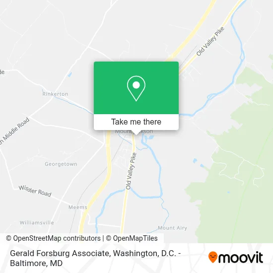 Gerald Forsburg Associate map