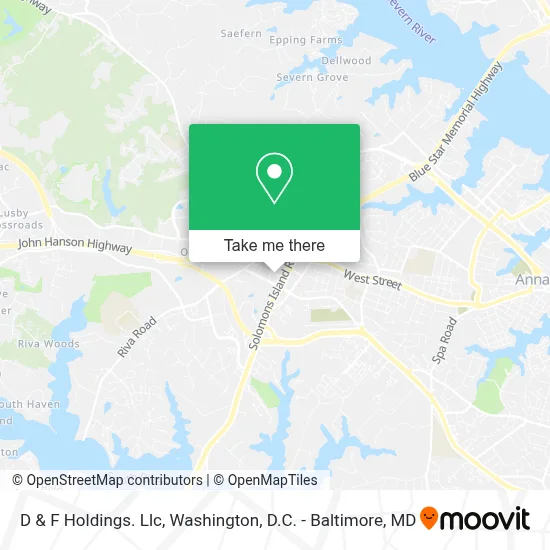 D & F Holdings. Llc map