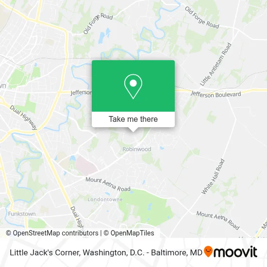 Little Jack's Corner map