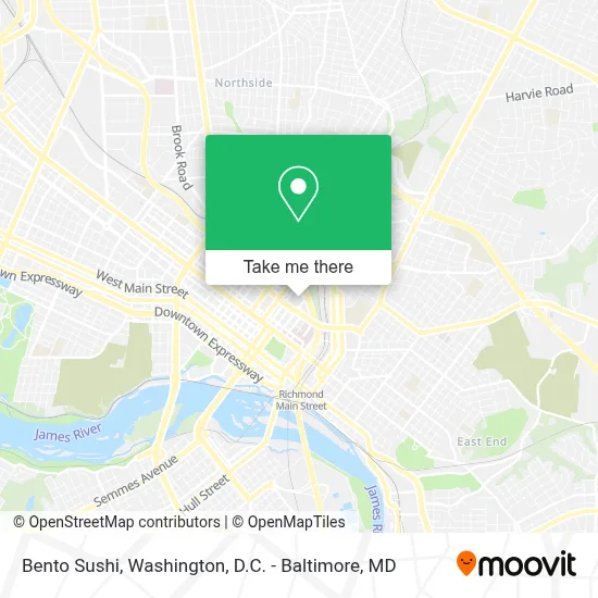 Bento Sushi map